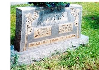 James and Martha headstone