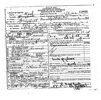 Cora E. Mellinger death certificate