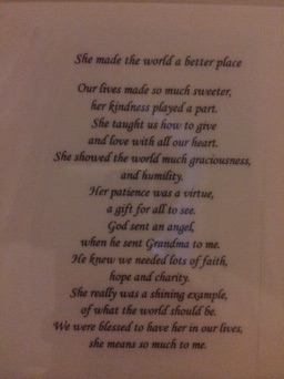 Poem for Grandma Marie Gugel