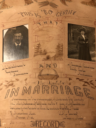 Wertsbaugh Marriage Certificate