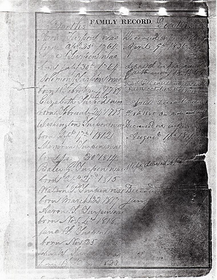 Aaron Turpen's Orig. Bible