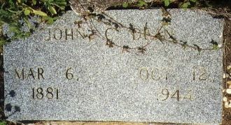 Grave of John C. Dean