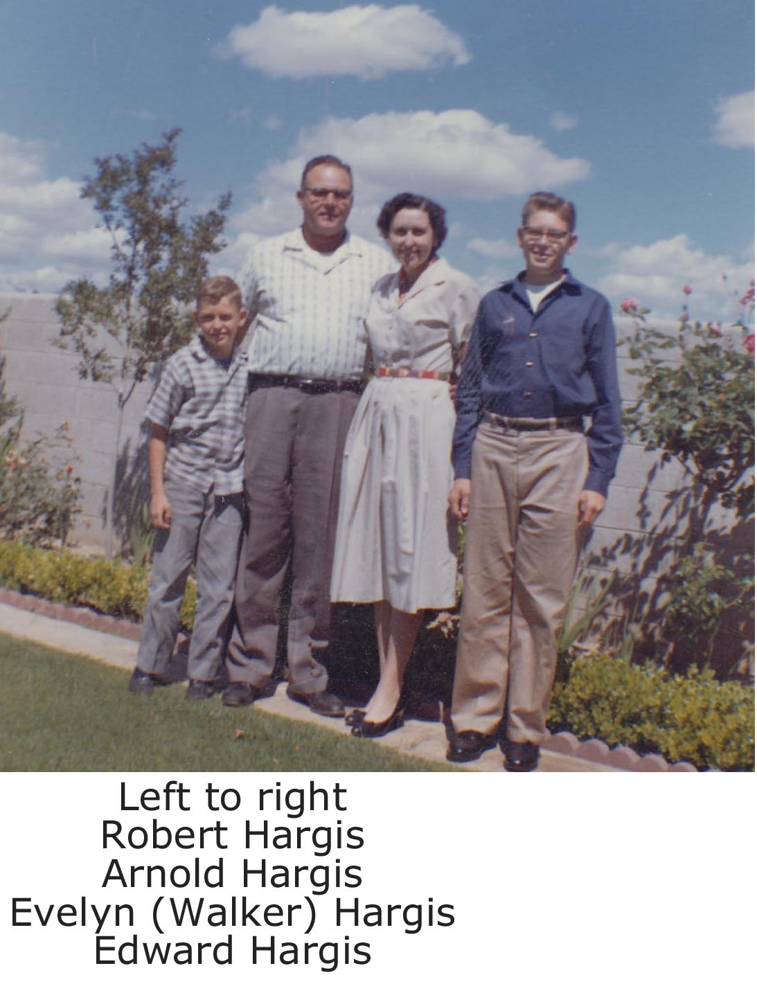 Arnold Hargis's Family