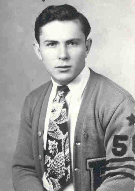 Harry Tate in Letterman Sweater