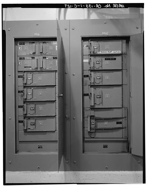 127. POWER PANEL A1 AND A2 MASTER SHUTOFFS FOR PRIMARY...