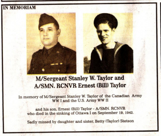 A photo of Stanley Wyvern Taylor