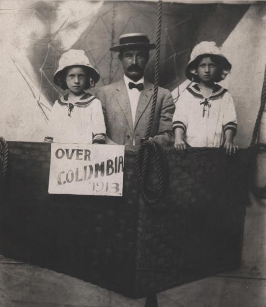 Albert B. Lewis with daughters