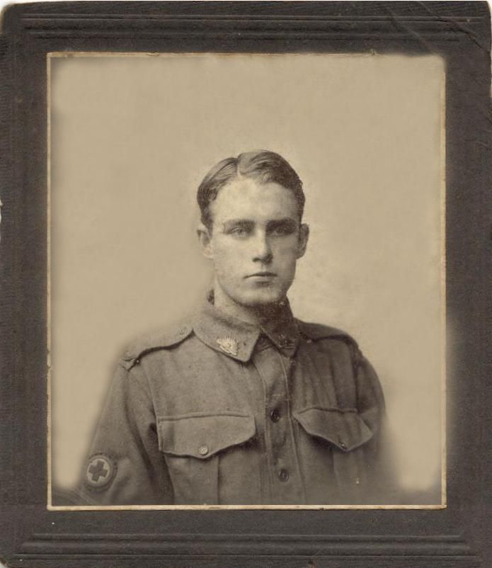 Man in Red Cross uniform WW1
