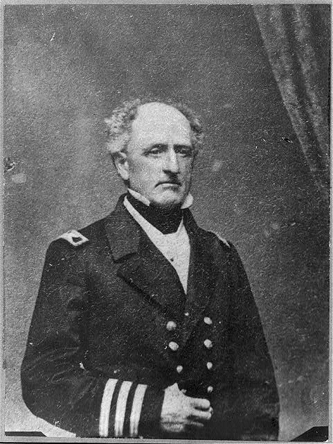 [Com. Franklin Buchanan, C.S.N., half-length portrait,...