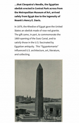 Cleopatra's Needle 