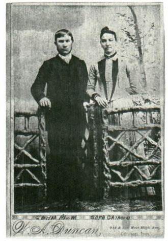 John and Sara (Pilgrim) Plum, 1888
