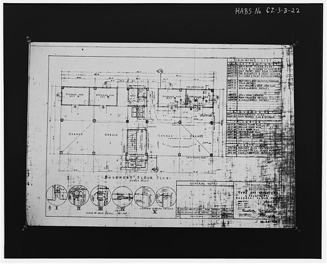 Photographic copy of architectural drawing (original...