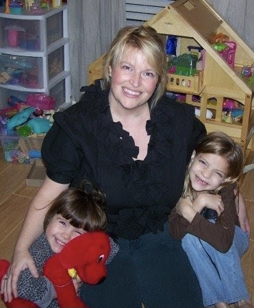 Julia with little Zoe and Kirsten Watson