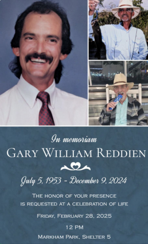 A photo of Gary Reddien 
