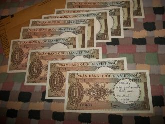 Steven Lynn Gaudry Remembrance Money (Viet Nam)