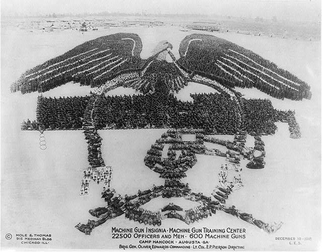 Machine Gun Insignia; Machine Gun Training Center; 22500...