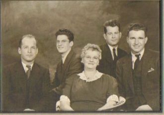 Marie, William, Jack, Jess, & George Bolen, 1941