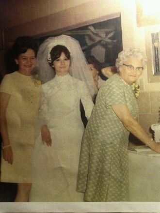Peggy Ann Harrison, bride
