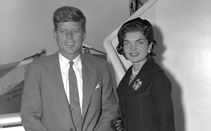 Senator Jack Kennedy and Jackie (Bouvier) Kennedy