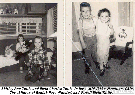 Shirley and Elvin Tuttle in the early-mid 1950's