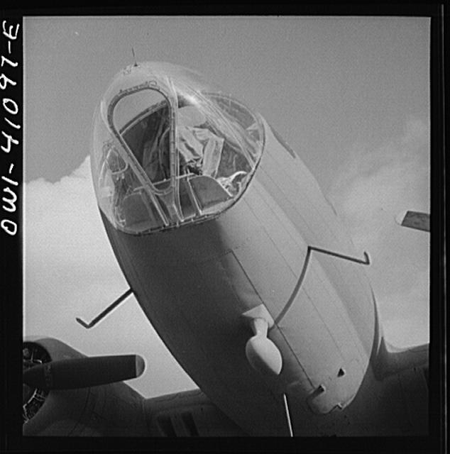 Boeing aircraft plant, Seattle, Washington. Production of...