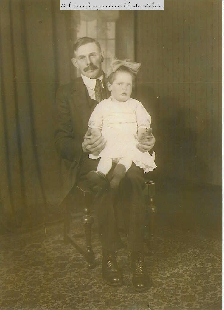 grandpa and violet moore baldwin