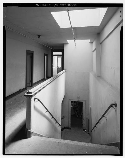 STAIRCASE AND SKYLIGHTS, LOOKING NORTHEAST - Grove Street...