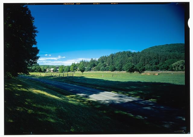 59. View of the Billings Farm & Museum, looking south...
