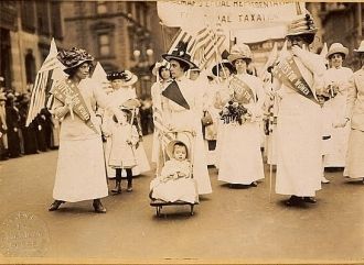 Suffrage parade, New York City