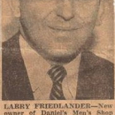 A photo of Lawrence Friedlander