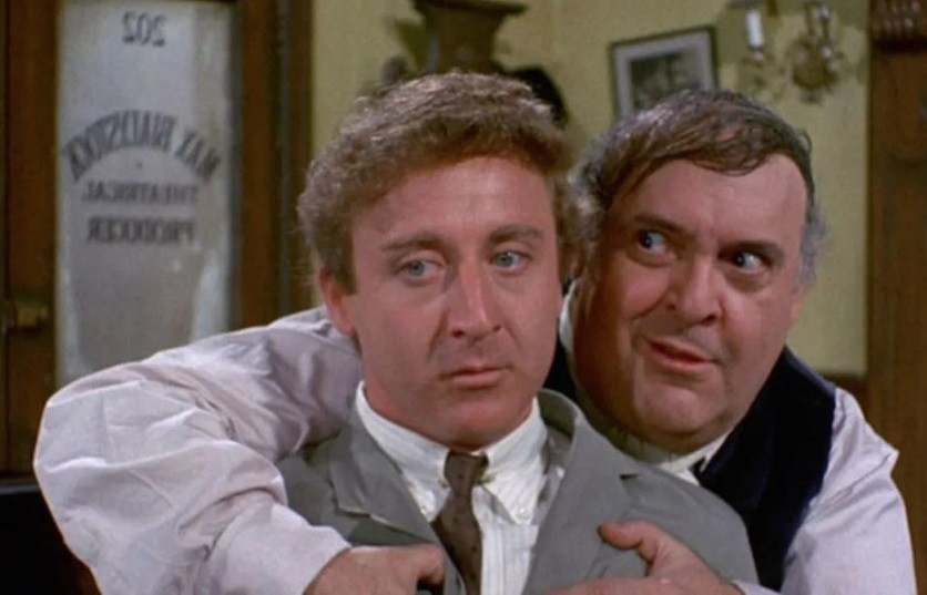Zero Mostel with Gene Wilder.