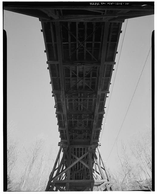 10. Detail of underside showing floor system, looking...