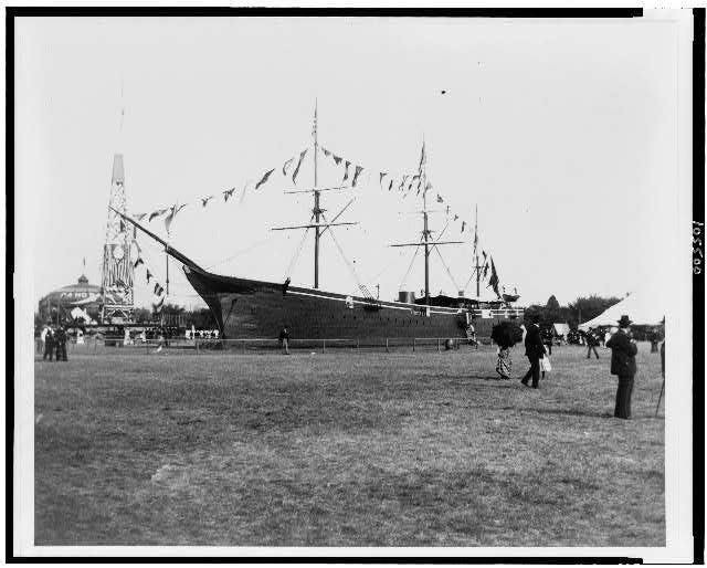 [Encampment of the G.A.R. in Washington, D.C., with...