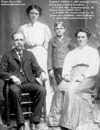 Thomas E. PARISH and Family