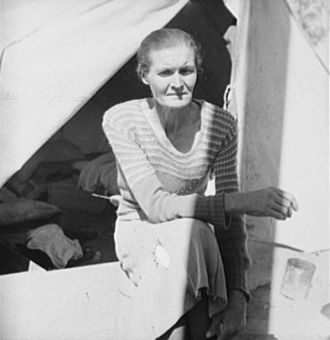Dust Bowl Refugee from Oklahoma, 1937 Dust Bowl Refugee from Oklahoma, 1937