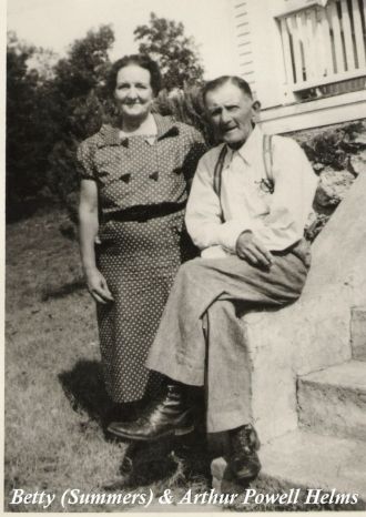 Betty (Summers) and Arthur Powell Helms.