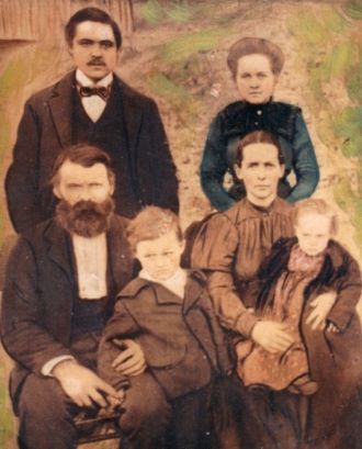 Alburn (Albert) Bullock Family Portrait