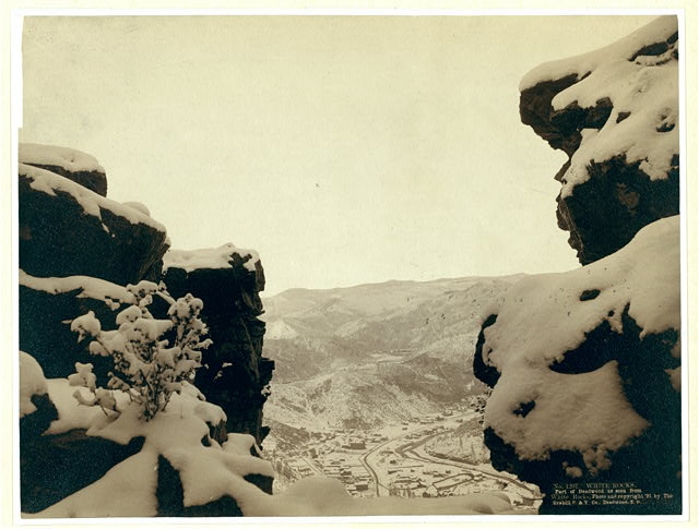 White Rocks. Part of Deadwood as seen from White Rocks