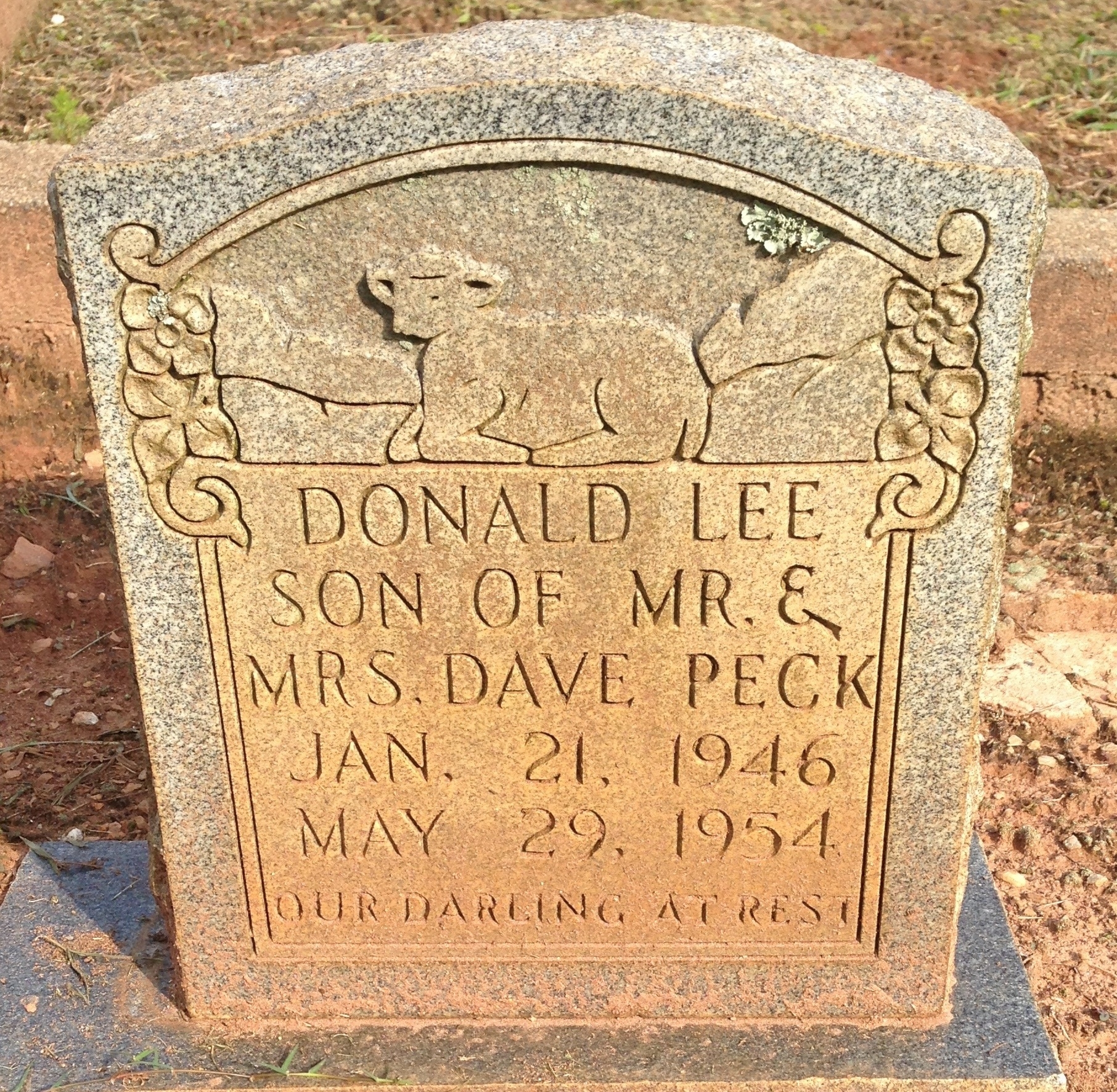 Donald Lee Peck gravesite