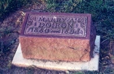 Mary Doiron Tombstone