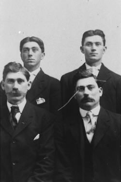 Four Brothers - Sons of B.W. and Lucy Williams Fen