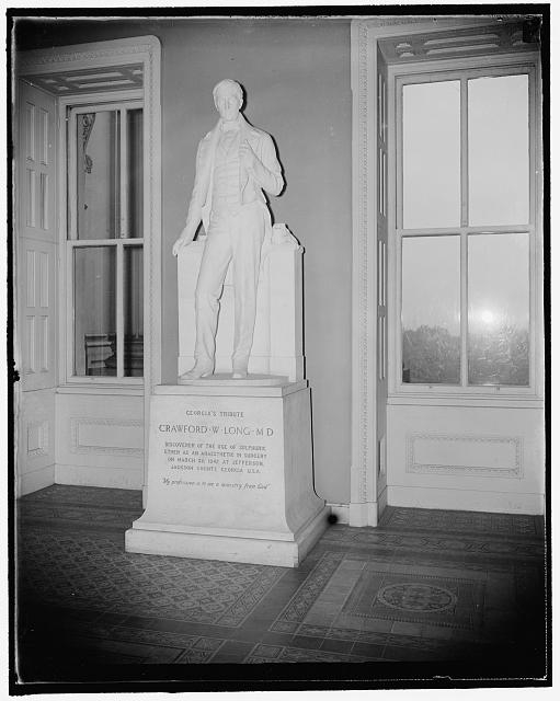 Dr. Crawford Long statue in Capitol