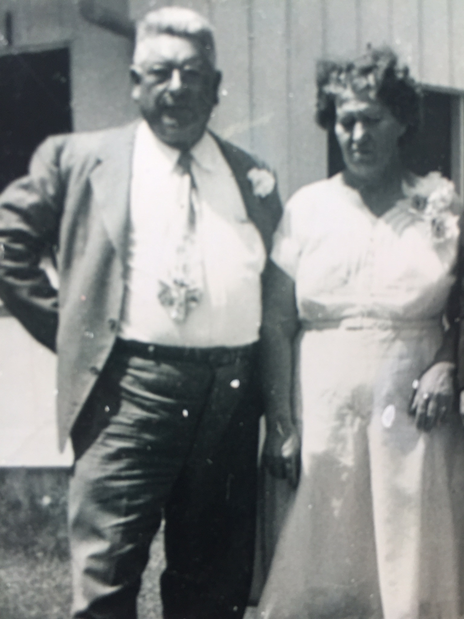 Hilda Boehm Braun with John Braun