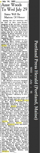 Margaret Theresa Barron--Portland Press Herald(16 Jul 1950)