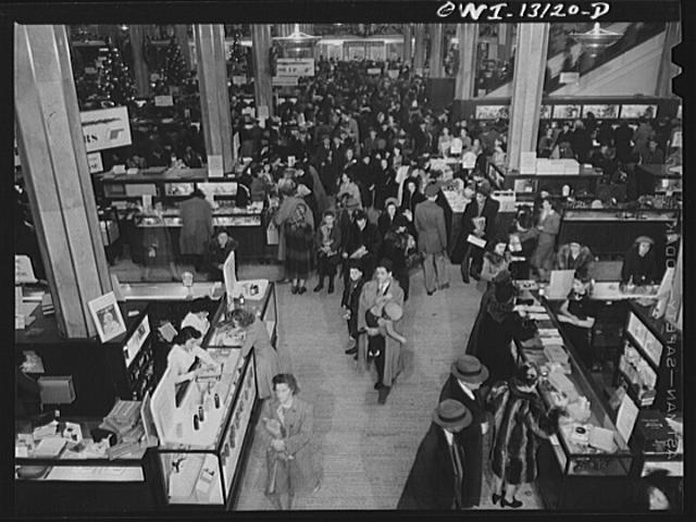 New York, New York. R. H. Macy and Company department...