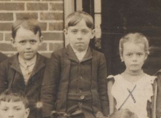 Lester, Howard, and Mary Eakin, schoolchildren