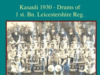 Drums of 1 st. Bn. Leicestershire Regt - Kasauli