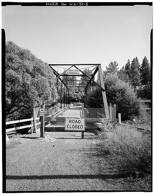 5. VIEW SHOWING MAIN STREET APPROACH TO BRIDGE, LOOKING...