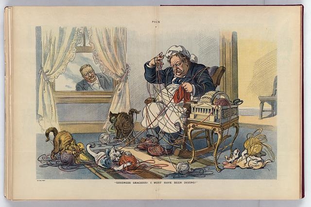 "Goodness gracious! I must have been dozing!"