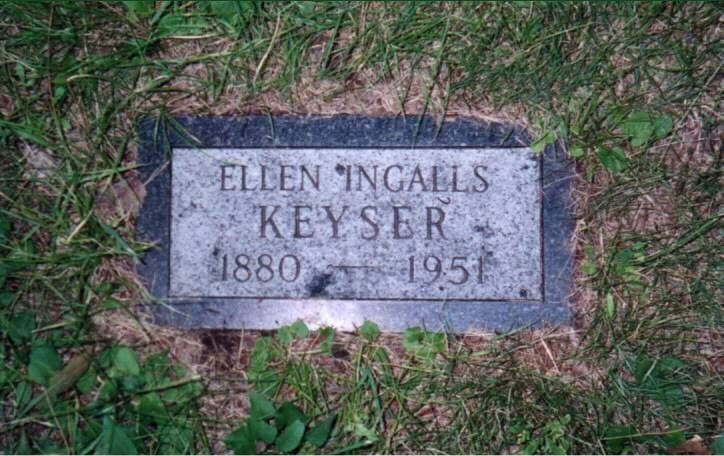 Mary Rose Ellen Ingalls second headstone